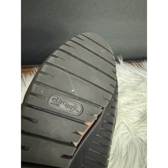 Eurosofft Size 8M Jaylee Brown Wedge Leather Pull On Boot Bootie‎ Comfort - Picture 10 of 12